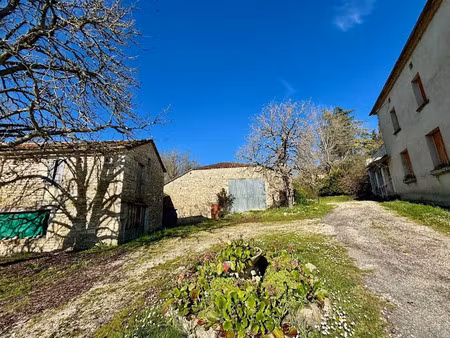 vente ferme 9 pièces 228 m² à saint-laurent-lolmie (46800)  180 000 €