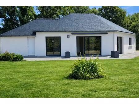 tres belle maison contemporaine de plain pied de 112 m2 réalisée en 2018 dans le finistère