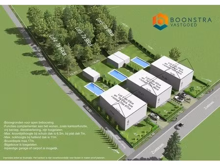 bouwgrond open bebouwing perceel van 1567 m² te putte