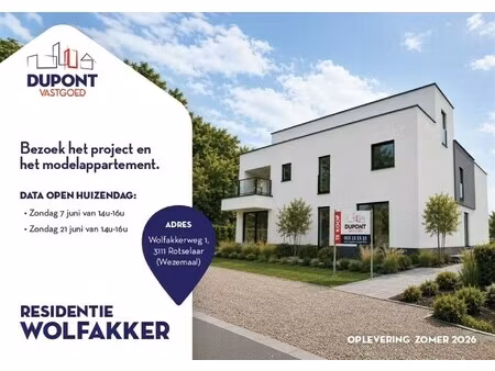 residentie wolfakker - stijlvol nieuwbouwproject in een groene en rustige omgeving.