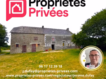 à vendre fermette & bâtiments annexe secteur grazay (53440) en mayenne 53 fort potentiel i
