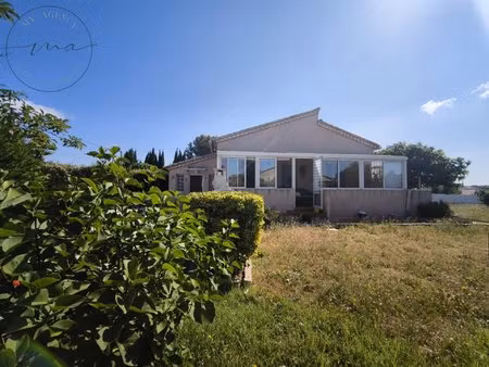maison de plain-pied à caux 85 m2 avec la véranda sur 705 m2 de terrain