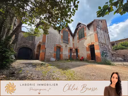 a vendre - cazedarnes - maison d'un ancien domaine vinicole a renover entierement