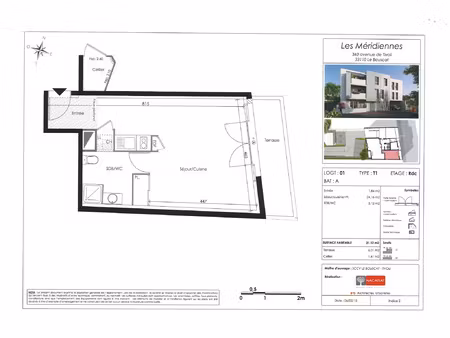 studio de 31.12m2