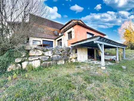 maison contemporaine à terminer avec vue sur la campagne sur 3500m2 de terrain