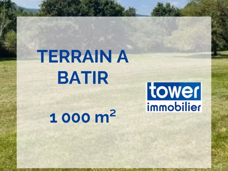achat terrain 1 000m² pont a mousson 54700