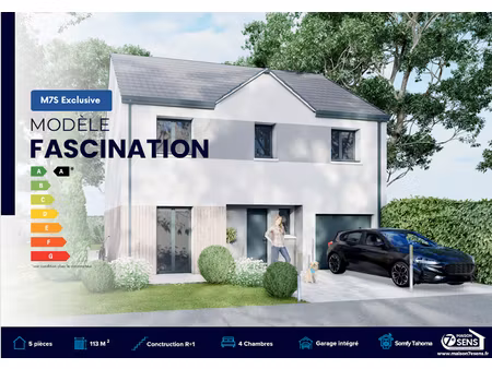 vente maison neuve 5 pièces 113 m² à combs-la-ville (77380)  314 610 €