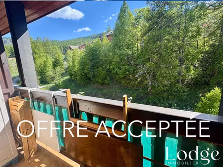 vente appartement 2 pièces 19m2 puy-saint-vincent 05290 - 69500 € - surface privée