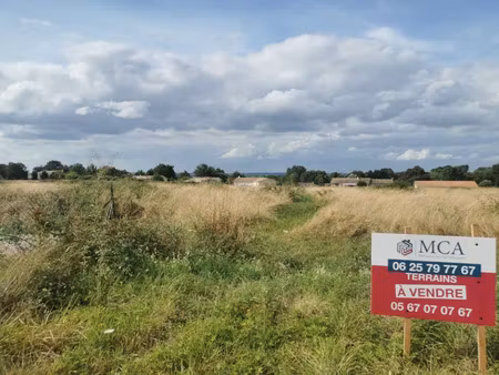 vente terrain 910 m² auros (33124)