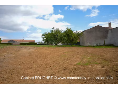 achat terrain 1 392m² chantonnay 85110