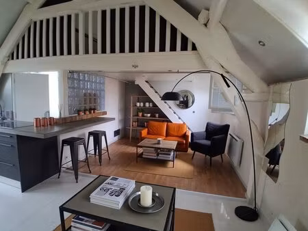 studio avec mezzanine – centre-ville limay – fort potentiel investisseur