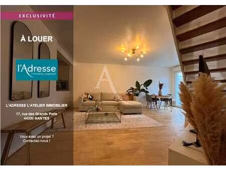 location appartement 3 pièces meublé à nantes beaujoire - saint-joseph (44000) : à louer 3