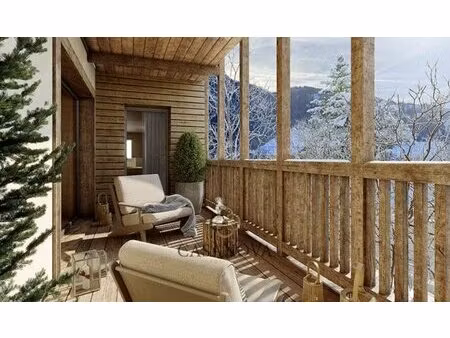 appartement t3 duplex avec terrasse à 10min à pied des pistes