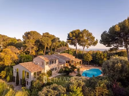 location longue durée | mougins – villa néo-provençale 5 suites  piscine  parc paysager 3 