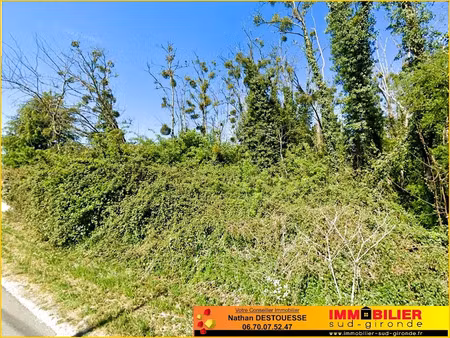 vente terrain 580 m² à landiras (33720)  76 300 €