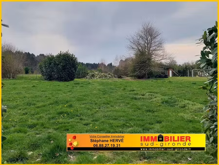 vente terrain 850 m² à sendets (33690)  55 000 €