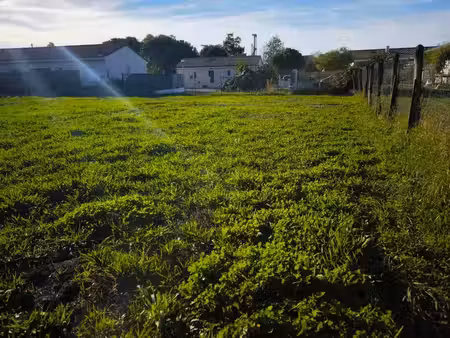 couffouleux centre ville beau terrain carré au calme de 500 m2 en fonds d’impasse