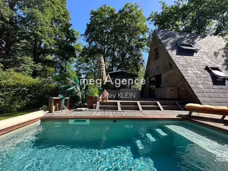 chalet d'exception dans un havre de paix- piscine privé