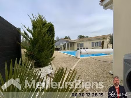 maison plain pied 6 chambres piscine
