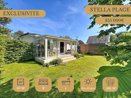 une exclusivite de plain-pied a stella-plage nichee dans un