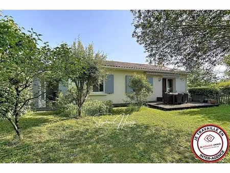lormont (33310) maison 115 m² 3 chambres  bureau & jardin