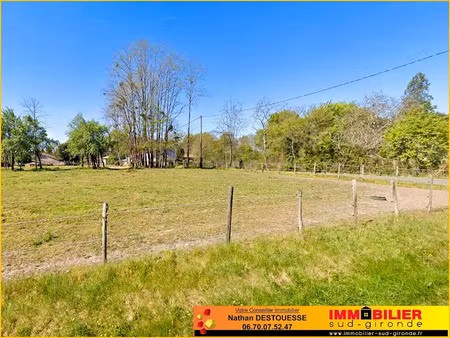 vente terrain 672 m² à landiras (33720)  81 750 €