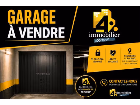 vente parking 15 m² à lons-le-saunier (39000)  15 000 €