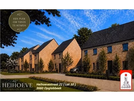nieuwbouwproject heihoeve – heihoevestraat 21 ( lot 10 ) - opglabbeek