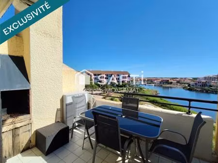 superbe duplex de 37m² t3  vue lac terrasse de 7m²