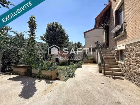 maison avec garage parkings et grand jardin – 613 m² de terrain – vitry-sur-seine ardoines