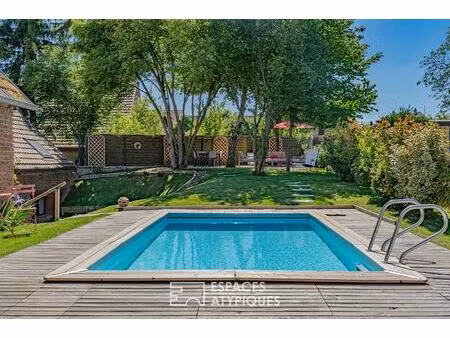 propriété alsacienne réinterprétée avec piscine et vue