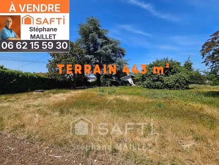 terrain idéal dans quartier recherché