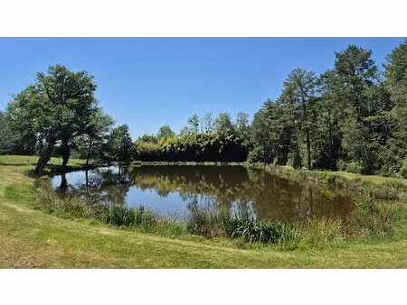 etang de 3700m² sur 42970m² boisés