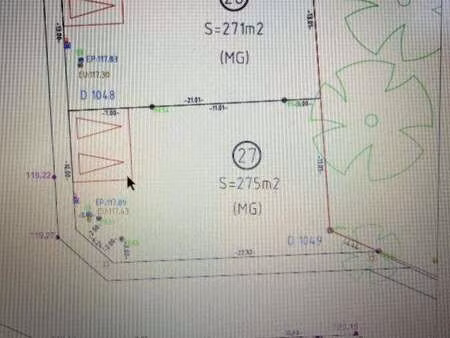 vente terrain à irodouër (35850) : à vendre / 275m² irodouër