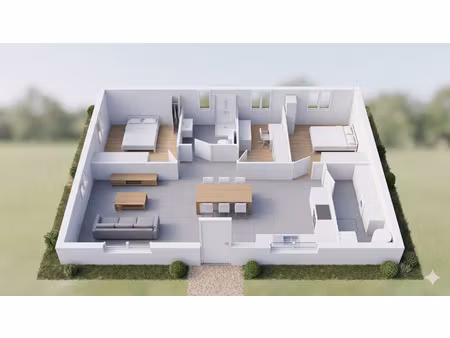 vente maison à fougères (35300) : à vendre / 76m² fougères