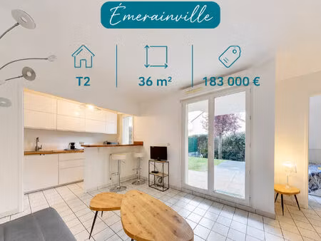 vente appartement 2 pièces  36.06m²  émerainville