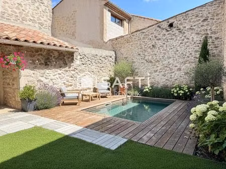 maison de caractère - piscine- terrasse et grand garage