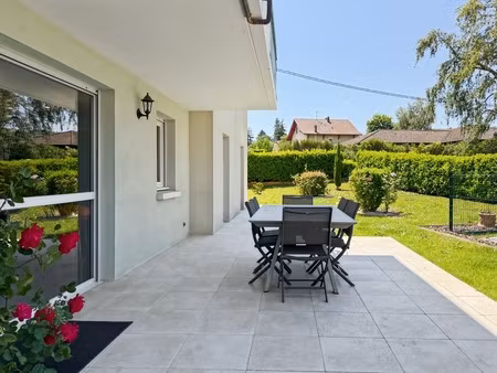 a vendre - appartement t3 avec grand jardin - reignier-esery
