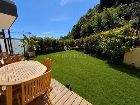 eze bord de mer : 3 pièces avec jardin et parkings