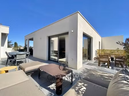 splendide maison sur toit avec terrasse de 100m2 - mauguio