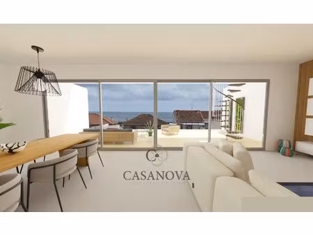 rooftop vue mer à carnon plage  appartement de standing avec terrasse plein sud  ascenseur