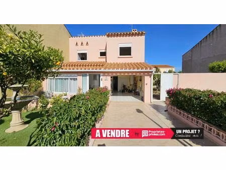 maison 3 faces de 110 m² avec jardin de 400 m²