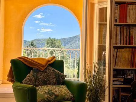 propriété d'exception style riviera 235 m²  vue panoramique cévennes  piscine chauffée  te