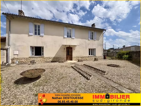 vente maison 8 pièces 170 m² à cérons (33720)  305 000 €