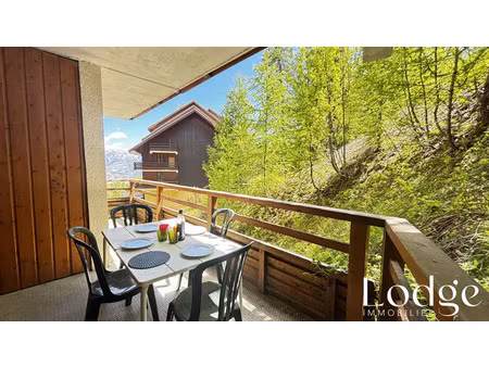 vente appartement 2 pièces 25m2 puy-saint-vincent 05290 - 69000 € - surface privée