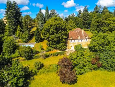 maison bourgeoise en pierres avec terrain de 14 000m2 et piscine  à figeac