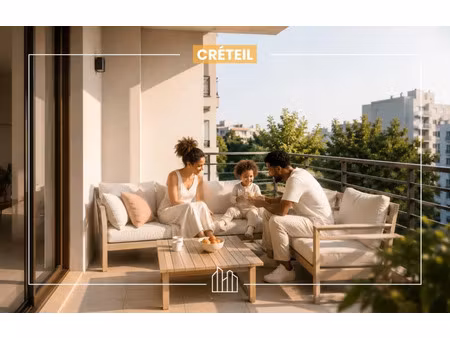 vente appartement neuf 1 pièces 34m2 créteil - 216333 € - surface privée