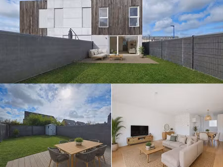 maison bbc ossature bois 3ch -jardin - parking