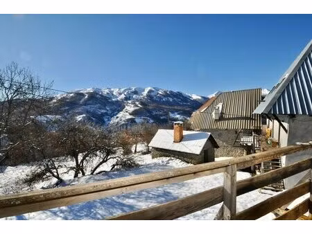 dpt alpes de haute provence (04)  à vendre allos authentique maison en pierres 350 m²...