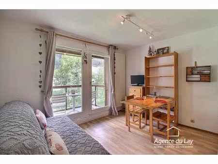 vente appartement 1 pièce 18 m² à les contamines-montjoie (74170)  107 000 €